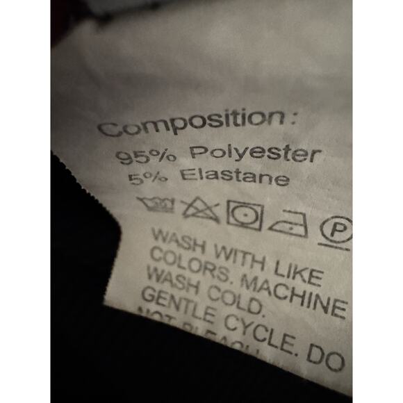 Y2K Black Ribbed Lace Cropped Cardigan Button Up Coquette Fairy Grunge Top L - Picture 10 of 10